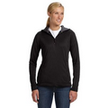 Russell Athletic Ladies' Tech Fleece Quarter-Zip Pullover Hoodie